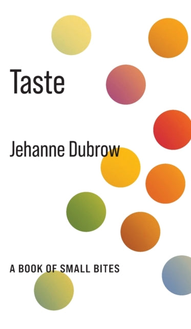 Book cover of: Taste. By: Jehanne Dubrow