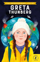 Book cover of: Extraordinary Life of Greta Thunberg. By: Devika Jina