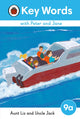 Book cover of: Key Words with Peter and Jane Level 9a – Aunt Liz and Uncle Jack. By: Ladybird