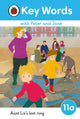 Book cover of: Key Words with Peter and Jane Level 11a – Aunt Liz's Lost Ring. By: Ladybird