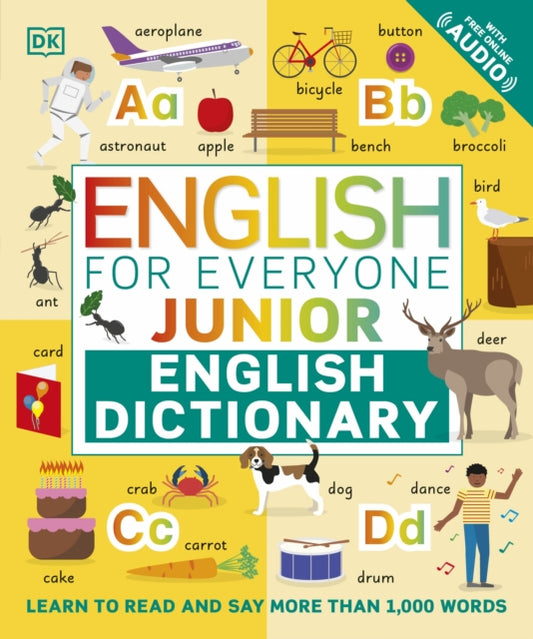 English for Everyone Junior English Dictionary, Learn to Read and Say More than 1,000 Words 9780241525661 DK Publishing