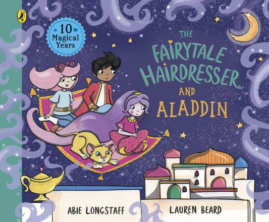 Book cover of: Fairytale Hairdresser and Aladdin. By: Abie Longstaff