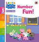 Book cover of: Learn with Peppa Phonics Level 5 Book 9 – Number Fun! (Phonics Reader). By: Peppa Pig
