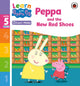 Book cover of: Learn with Peppa Phonics Level 5 Book 10 – Peppa and the New Red Shoes (Phonics Reader). By: Peppa Pig
