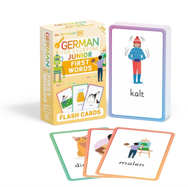Book cover of: German for Everyone Junior First Words Flash Cards