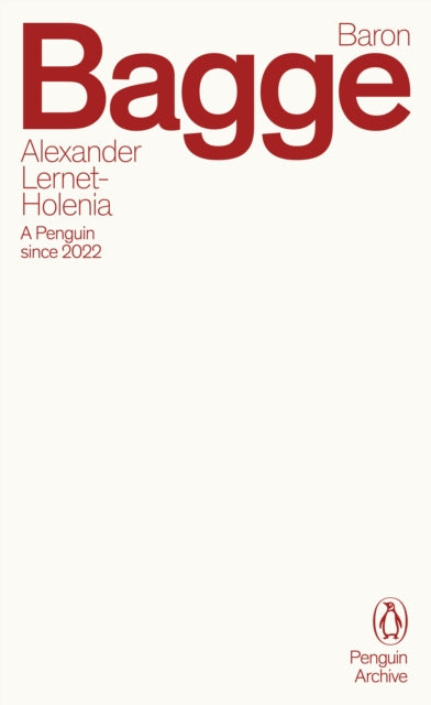 Baron Bagge 9780241752449 Alexander Lernet-Holenia