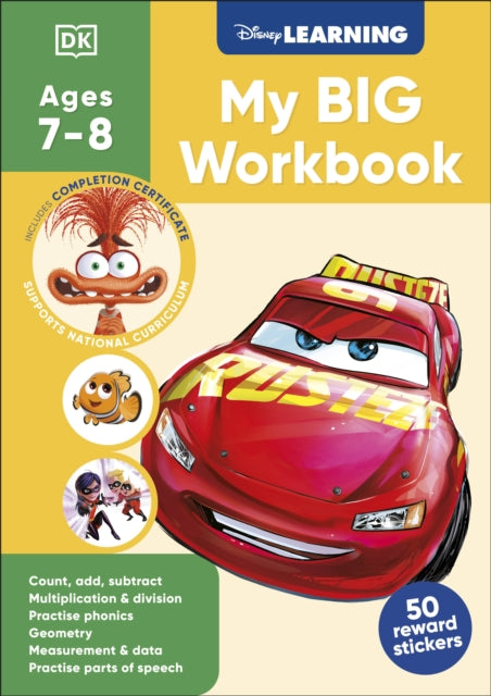 Book cover of: Disney Learning Big Workbook Ages 7-8 (Year 3)