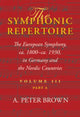 Book cover of: Symphonic Repertoire, Volume III Part a. By: A. Peter Brown