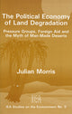 Book cover of: Political Economy of Land Degradation. By: Julian Morris