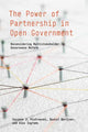 Book cover of: Power of Partnership in Open Government. By: Suzanne J. Piotrowski