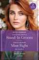 Book cover of: Christmas Bride's Stand-In Groom / Miss Right All Along. By: Sophie Pembroke