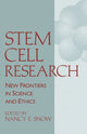 Book cover of: Stem Cell Research. By: Nancy E. Snow