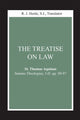 Book cover of: Treatise on Law. By: Thomas Aquinas