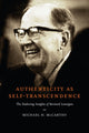 Book cover of: Authenticity As Self-Transcendence. By: Michael H. McCarthy