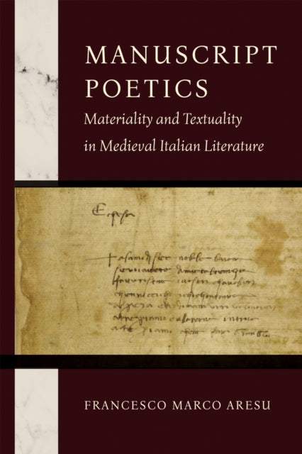 Book cover of: Manuscript Poetics. By: Francesco Marco Aresu