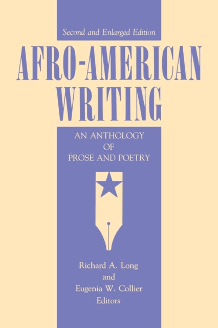 Book cover of: Afro-American Writing. By: Richard A. Long
