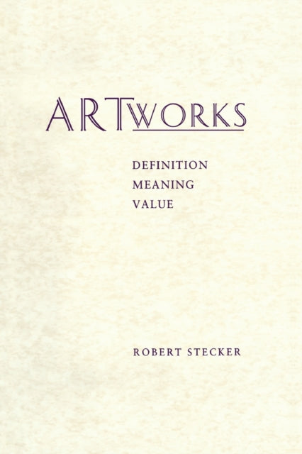 Book cover of: Artworks. By: Robert Stecker