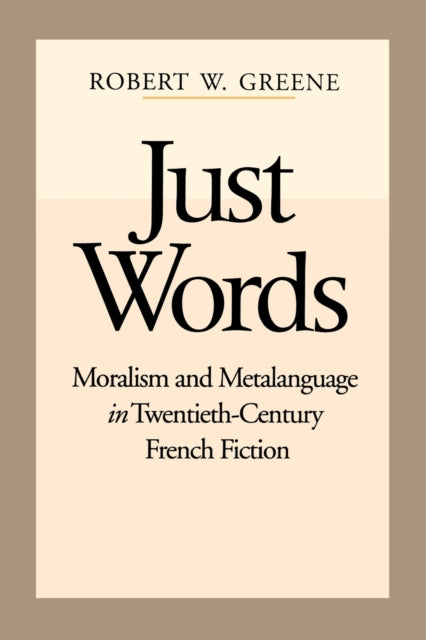 Book cover of: Just Words. By: Robert W. Greene - undifferentiated