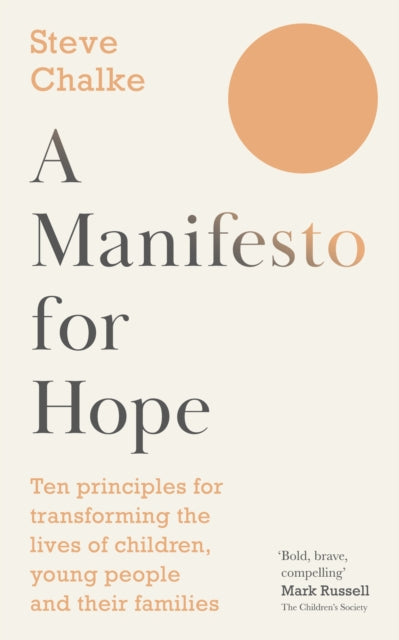 Book cover of: Manifesto For Hope. By: Steve Chalke