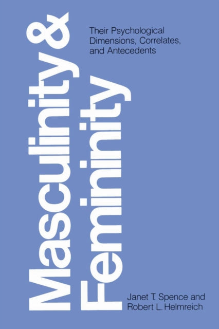 Book cover of: Masculinity and Femininity. By: Janet Spence