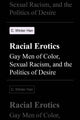 Book cover of: Racial Erotics. By: C. Winter Han
