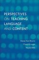 Book cover of: Perspectives on Teaching Language and Content. By: Stacey Katz Bourns