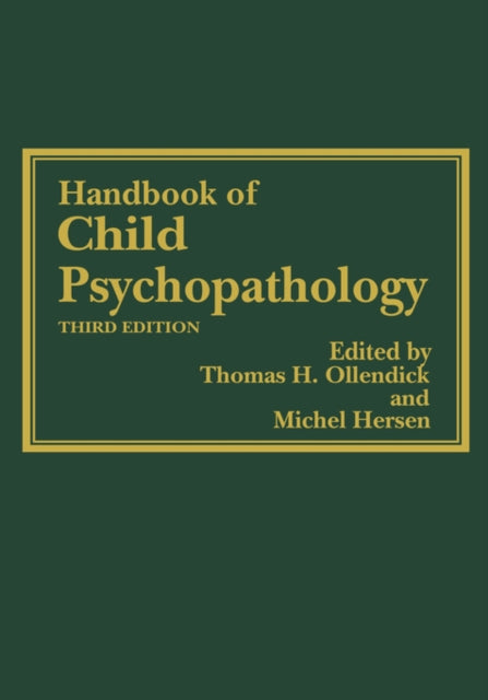 Book cover of: Handbook of Child Psychopathology