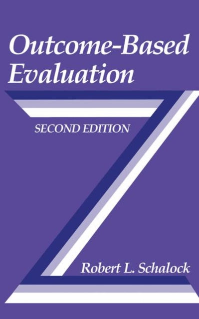 Book cover of: Outcome-Based Evaluation. By: Robert L. Schalock