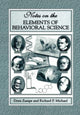 Book cover of: Notes on the Elements of Behavioral Science. By: Doris Zumpe