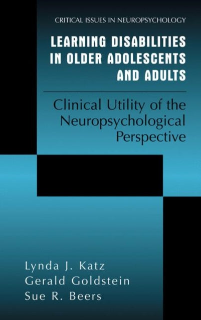 Book cover of: Learning Disabilities in Older Adolescents and Adults. By: Lynda J. Katz