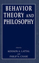 Book cover of: Behavior Theory and Philosophy