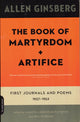 Book cover of: Book of Martyrdom and Artifice. By: Allen Ginsberg