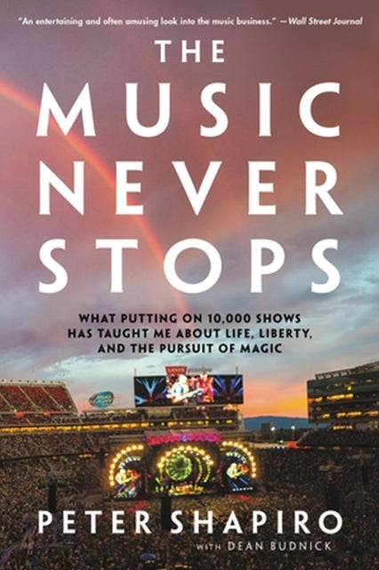 Book cover of: The Music Never Stops. By: Peter Shapiro