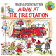 Book cover of: Richard Scarry's A Day at the Fire Station. By: Richard Scarry