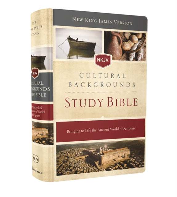 Book cover of: NKJV, Cultural Backgrounds Study Bible, Hardcover, Red Letter. By: Craig S. Keener