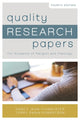 Book cover of: Quality Research Papers. By: Nancy Jean Vyhmeister