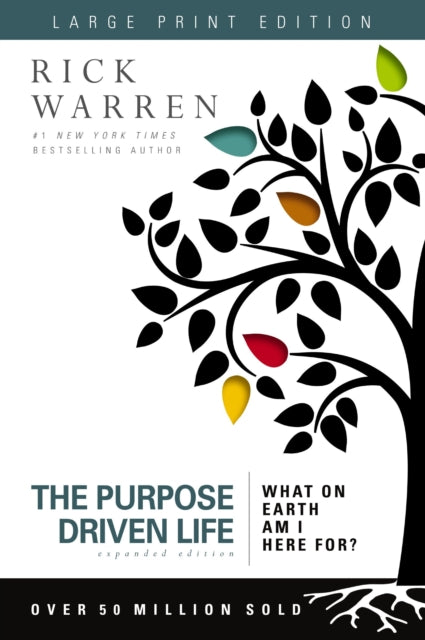 Book cover of: Purpose Driven Life Large Print. By: Zondervan Publishing Company