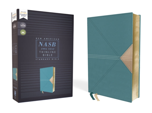 Book cover of: NASB, Thinline Bible, Leathersoft, Teal, Red Letter, 1995 Text, Comfort Print. By: Zondervan Publishing Company