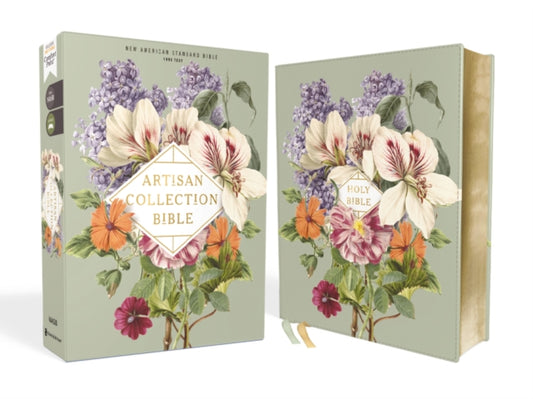 Book cover of: NASB, Artisan Collection Bible, Leathersoft, Sage Floral, Red Letter, 1995 Text, Comfort Print
