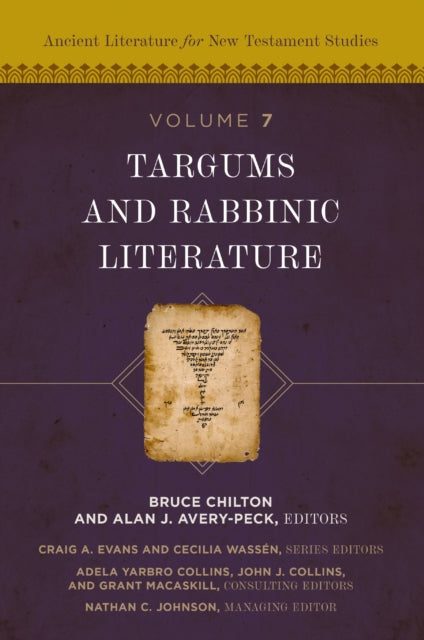 Book cover of: Targums and Rabbinic Literature. By: Bruce Chilton
