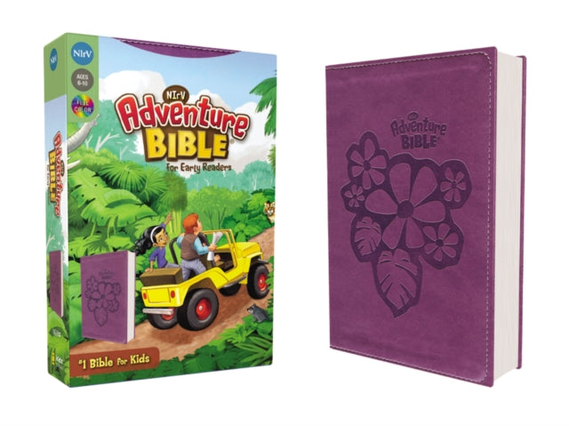 Book cover of: NIrV, Adventure Bible for Early Readers, Leathersoft, Purple, Full Color. By: Lawrence O. Richards