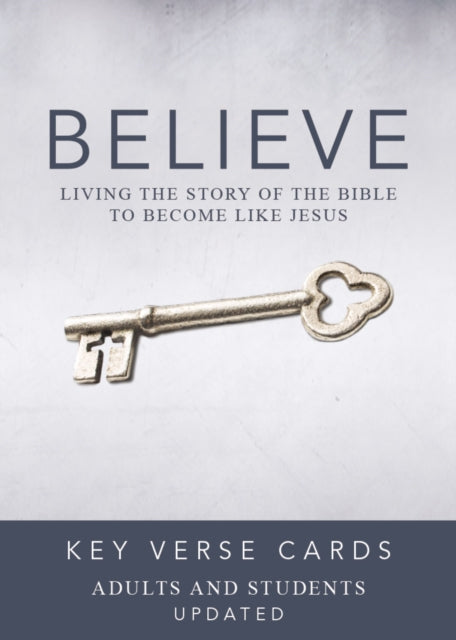 Book cover of: Believe Key Verse Cards: Adult/Student. By: Zondervan Publishing Company