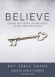 Book cover of: Believe Key Verse Cards: Adult/Student. By: Zondervan Publishing Company