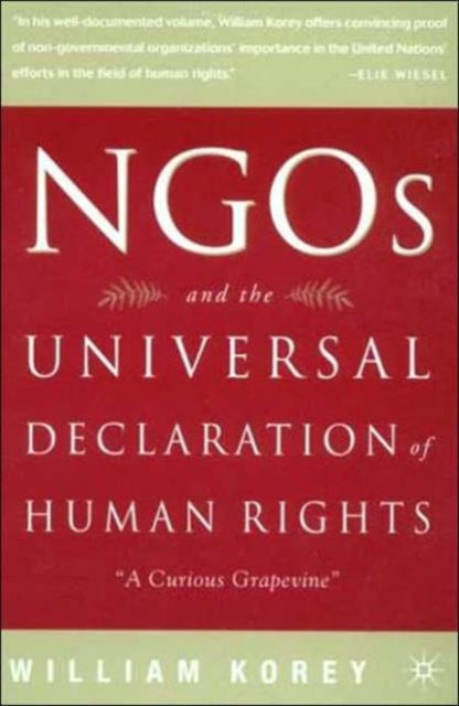 Book cover of: NGO's and the Universal Declaration of Human Rights