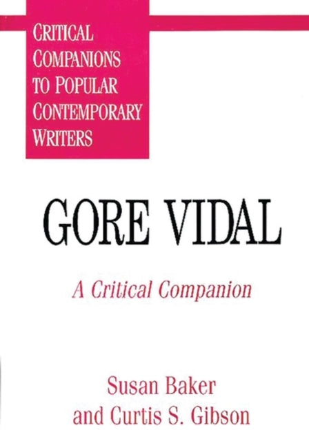 Book cover of: Gore Vidal