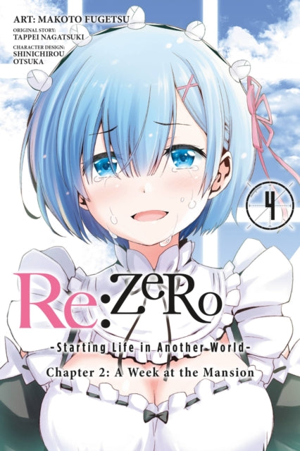 Book cover of: Re:ZERO -Starting Life in Another World-, Chapter 2: A Week at the Mansion, Vol. 4 (manga). By: 長月達平