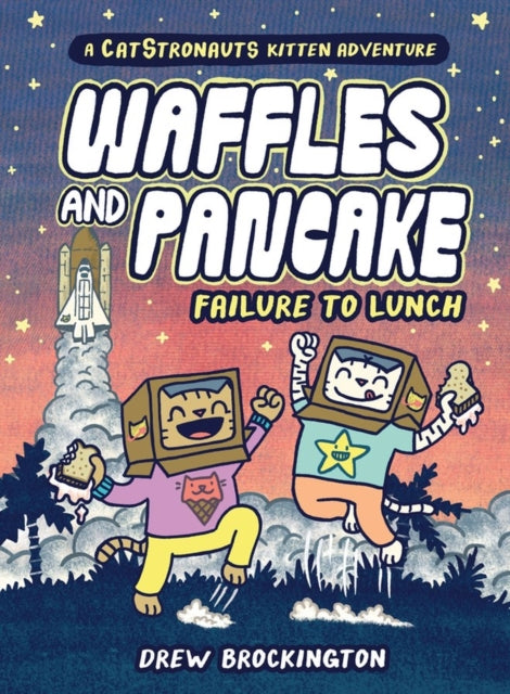 Book cover of: Waffles and Pancake: Failure to Lunch (A Graphic Novel). By: Drew Brockington