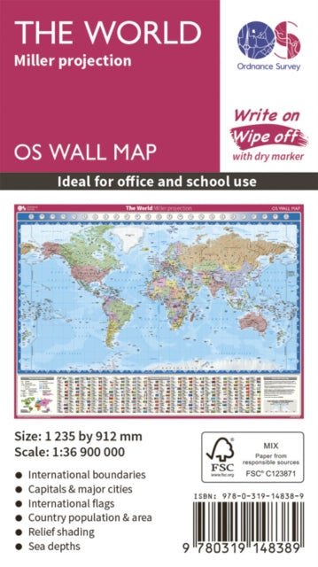 Book cover of: World Miller Projection