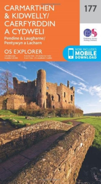 Book cover of: Carmarthen and Kidwelly. By: Ordnance Survey