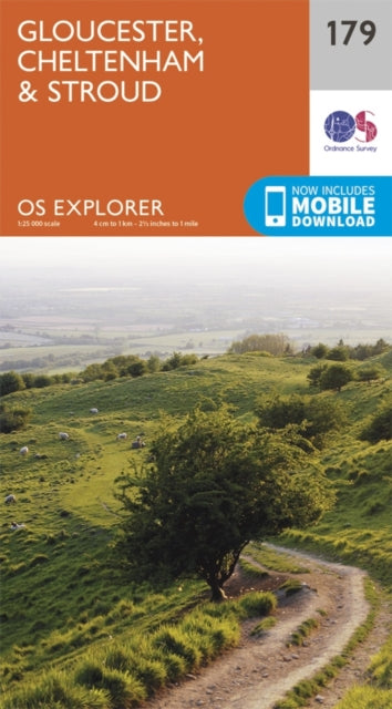 Book cover of: Gloucester, Cheltenham and Stroud. By: Ordnance Survey